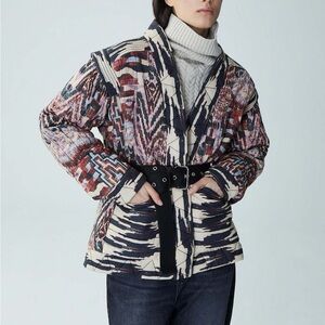 Maria Cher Junin Gwen Quilted 100% Cotton Jacket - Size MEDIUM